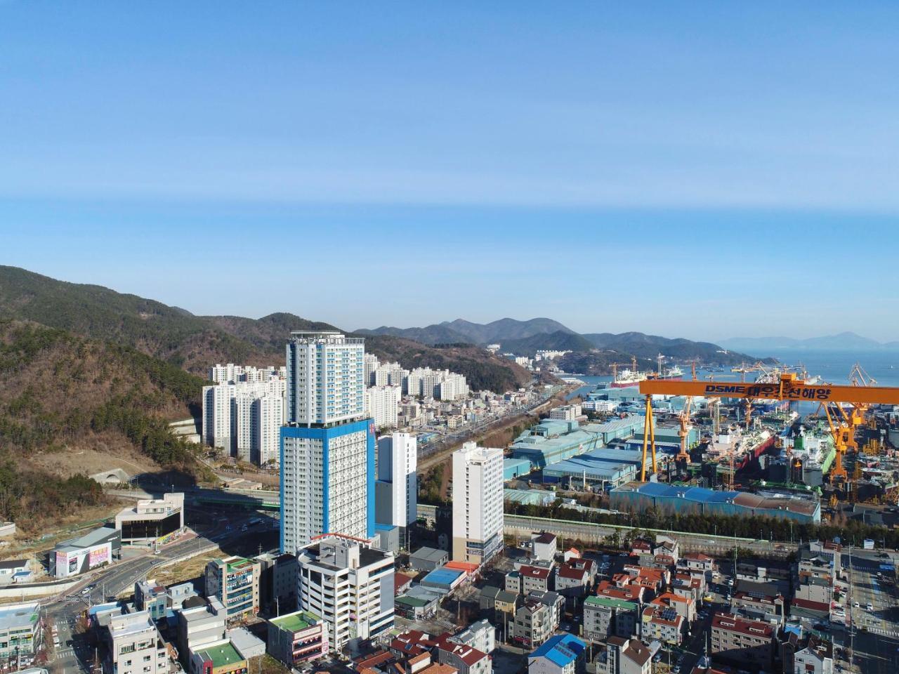 Geoje Leein Stay Hotel Bagian luar foto